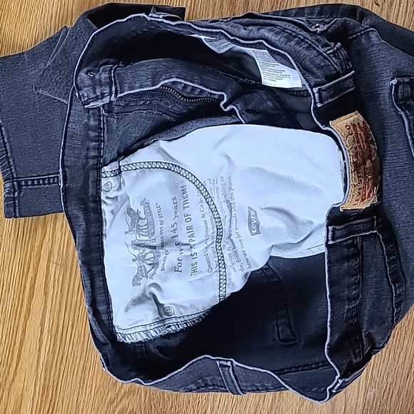 LEVI 502 40x28 2018 MENS STRAIGHT BOOTCUT FADED STRETCH MENS PRE-OWNED JEANS - Picture 4 of 8